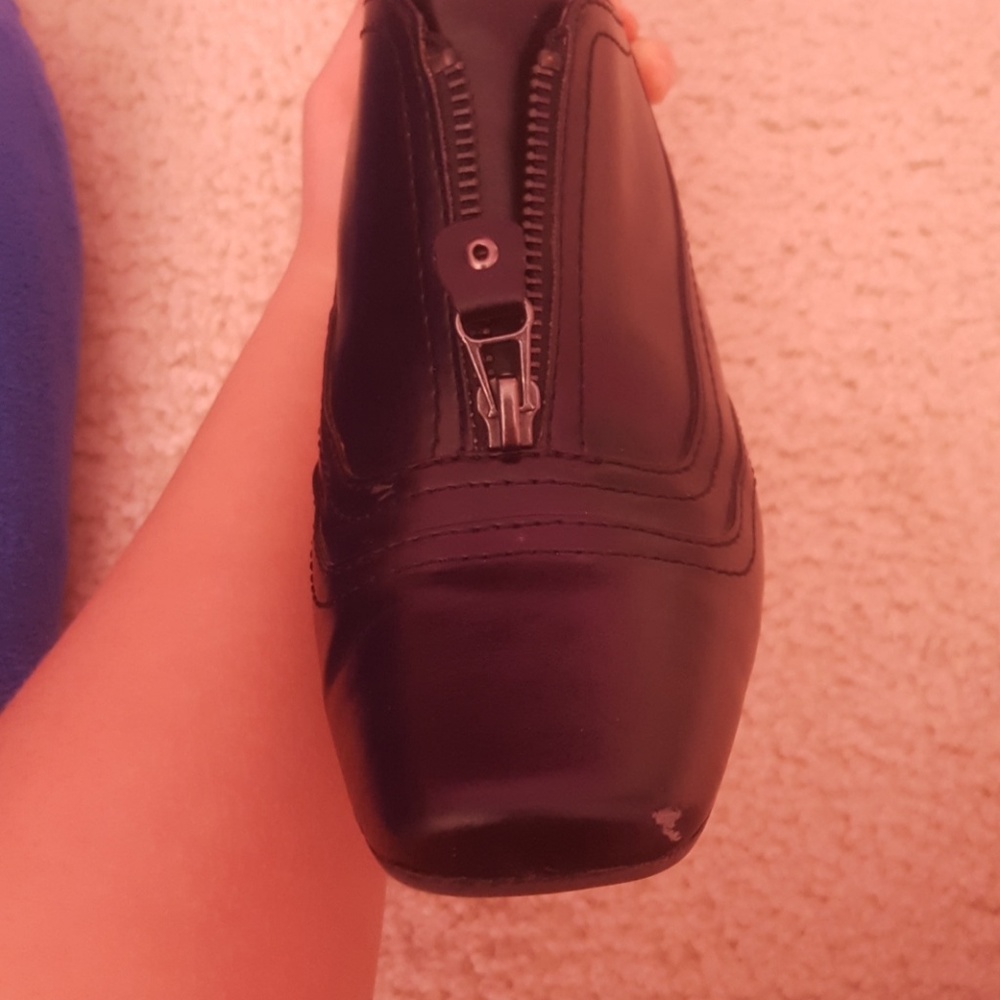 Bootie black heels